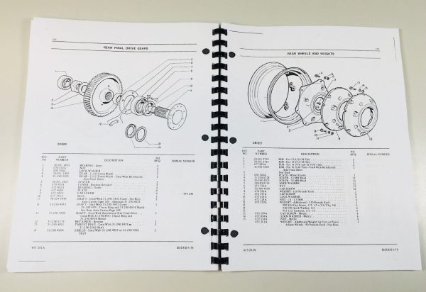 White Field-Boss 2-60 Tractor Parts Catalog Manual Assembly Exploded Views - Image 5