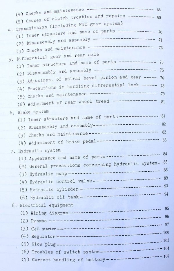 Kubota L210 Tractor Service Repair Manual Shop Book Overhaul Troubleshoot - Image 3