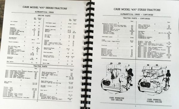 Case 400 401 402 403 405 410 411 Tractor Parts Manual Catalog Book Assembly - Image 4