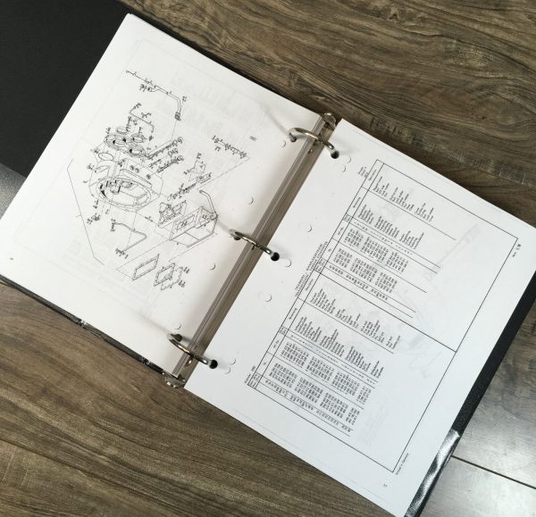 Massey Ferguson 700D Crawler Loader Parts Manual Catalog Book Assembly Schematic - Image 6