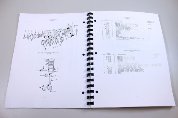 Allis Chalmers 170 Tractor Parts Catalog Manual Exploded Views - Image 4