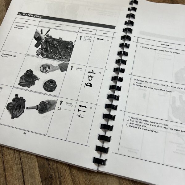 Kubota S2200 S2200A S2600 S2600A Engine Service Manual Repair Shop Workshop - Image 4