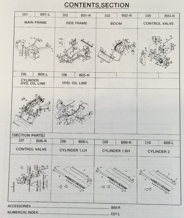 Kubota Bf400S Front Loader Parts Manual Catalog Book Assembly Schematics - Image 2