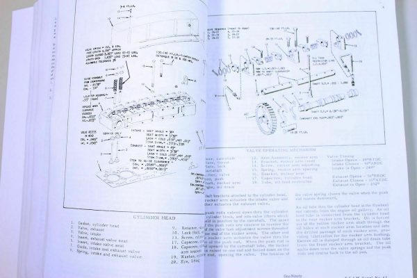 Allis Chalmers 190 190Xt Series Iii Tractor Service Parts Operators Manual Set - Image 3