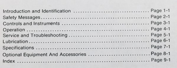 White Field Boss 2-75 Tractor Operators Manual - Image 2