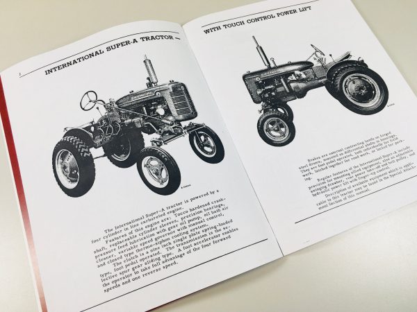 International Farmall Super A Tractor Owners Operators Manual Ihc Printed Carb - Image 3