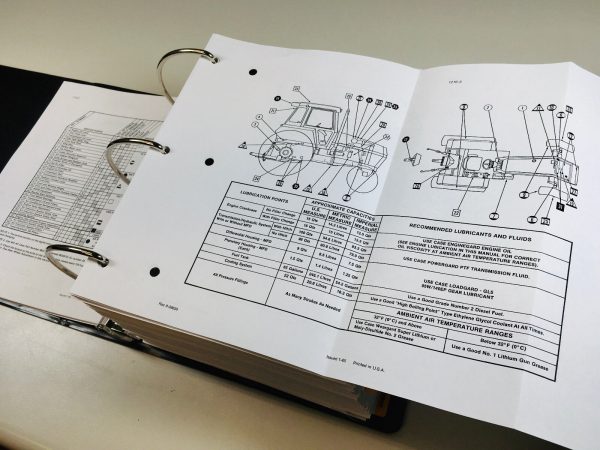 Case IH 1896 Tractor Service Parts Operators Manual Set Parts Catalog Repair - Image 11