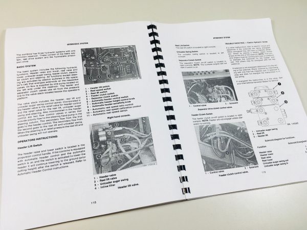 International Harvester 1420 Combine Operators Owners Manual Maintenance Book - Image 8