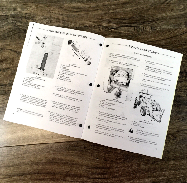 Ford 745 19-863 Loader for 340 540 Tractor Parts Operators Manual Set Catalog - Image 11