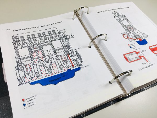 Case 480C Tractor Loader Backhoe Service Manual Parts Catalog Set - Image 4