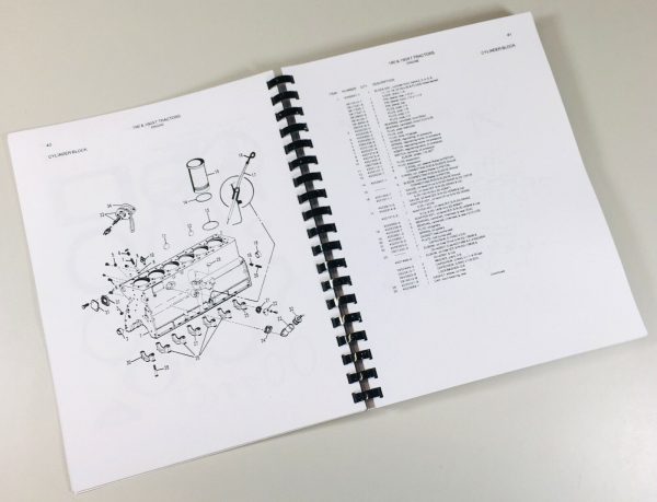 Allis Chalmers 190 190Xt Series Iii Tractor Service Parts Operators Manual Set - Image 7