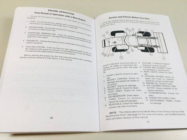 J I Case W14 Articulated Loader S/N 9119672 And After Operators Owners Manual - Image 6