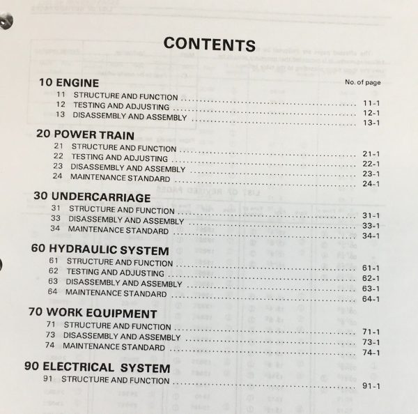 Komatsu D31P-17A and D31P-17B Crawler Dozer Service Manual Repair Technical Book - Image 3