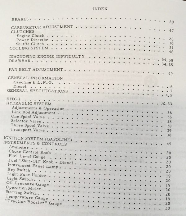 Allis Chalmers D15 D-15 Tractor Series Ii Service Parts Operators Shop Manual - Image 7