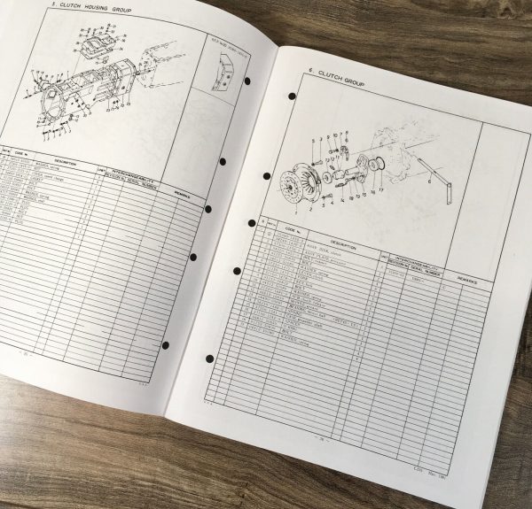 Kubota L295F-P L295Dt-P Tractor Parts Manual Catalog Book Assembly Schematics - Image 7