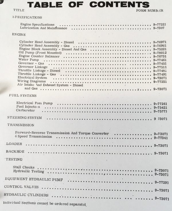 Case 680 Ck Construction King Loader 34 Backhoe Service Manual Parts Catalog Set - Image 2