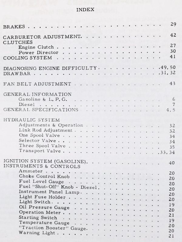 Allis Chalmers D-17 Series 3 Iii Tractor Service Repair Parts Operators Manual - Image 9