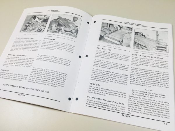 Oliver 550 Tractor Owners Operators Manual Maintenance - Image 5