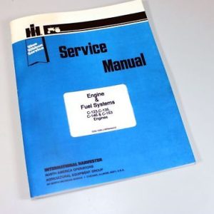 International Farmall 2444 2504 Wheel Tractor C153 Engine Service Manual Repair