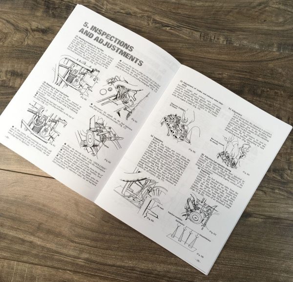 Yanmar YM135 & YM135D Tractor Operators Parts Manual Owners Book Maintenance - Image 7