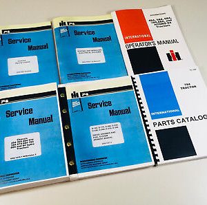 International Ih 784 Tractor Diesel Engine D-246 Service Operators Parts Manual
