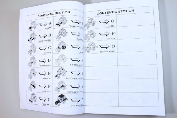 Kubota M5950 Tractor Parts Assembly Manual Catalog Exploded Views Numbers - Image 2