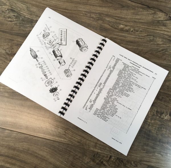 Case 950 Self Propelled Windrower Parts Manual Catalog Assembly SN 8292501-After - Image 5