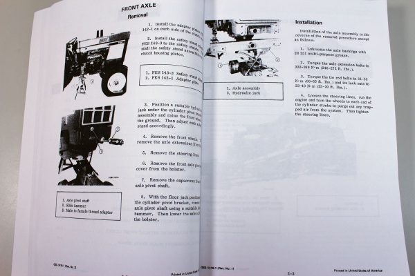 Service Shop Repair Manual 454 464 484 International Farmall Tractor Workshop - Image 7