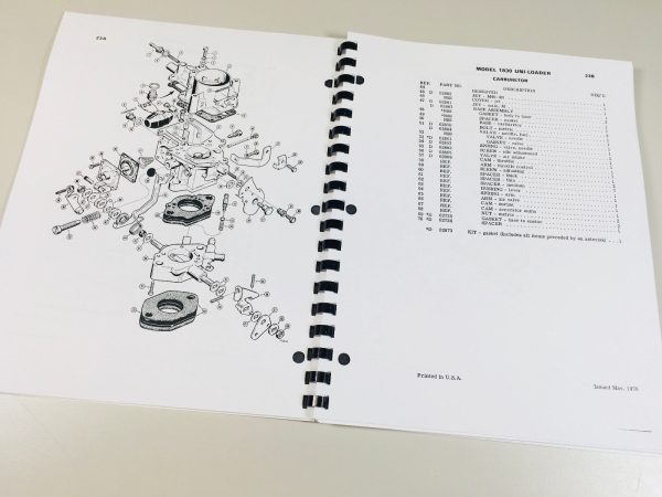 Case 1830 Uni Loader Skid Steer Service Parts Operators Manual Factory Shop Set - Image 7