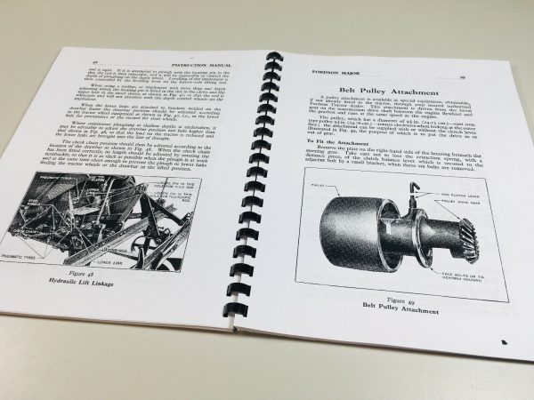 Fordson Major Tractor Operators Owners Instructions Manual Maintenance - Image 10