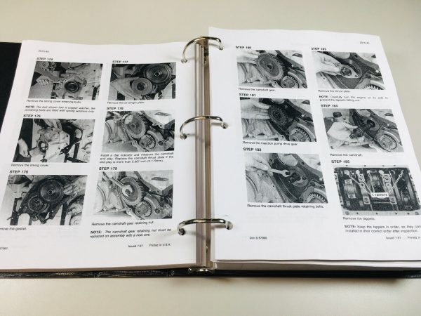 Case 1835C Uni-Loader Skid Steer Service Repair Manual Shop Book In Binder - Image 8