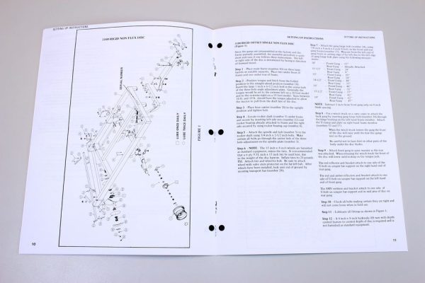 Allis Chalmers 3100 3200 3300 3400 Disc Harrow Owner Operators Manual With Parts - Image 4