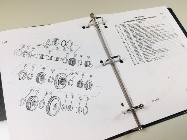 Case 4894 Tractor Technical Service Manual Parts Catalog Shop Repair Set - Image 11