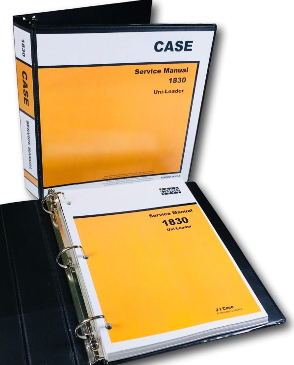 Case 1830 Uni Loader Skid Steer Loader Service Manual Repair Shop Book Technical