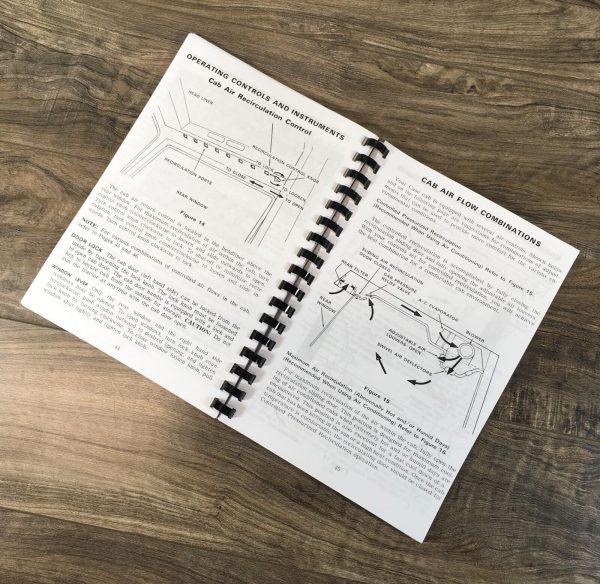 Case 1370 Tractor Operators Manual Owners Maintenance Adjustments SN 8727601-UP - Image 9