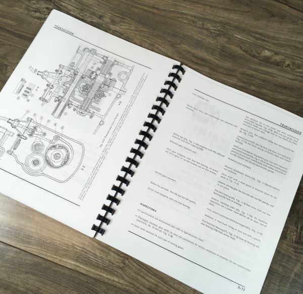 Oliver 1250 Tractor Service Repair Technical Shop Manual W/ Color Schematics - Image 6