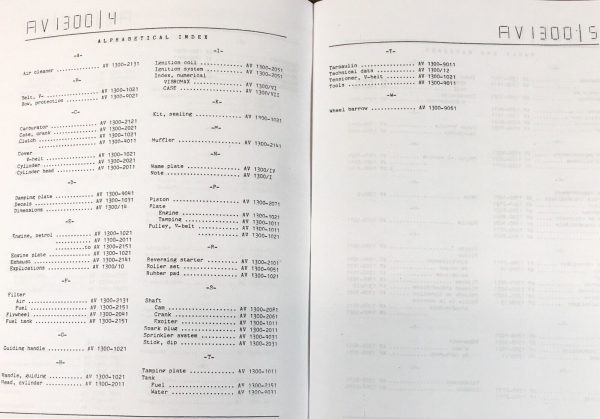 Case Vibromax AV1300 Honda GX 140 Vibrating Plate Parts Manual Catalog Assembly - Image 5