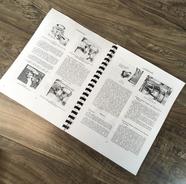 Farmall International Super C Tractor Operators Manual Owners Maintenance Book - Image 3