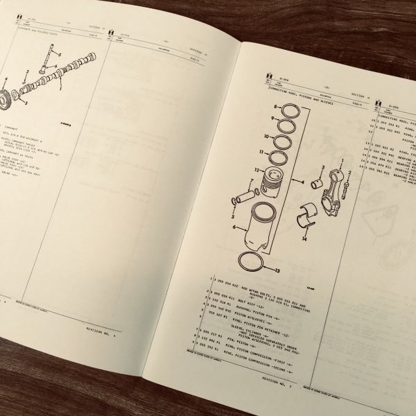 International D-358 Diesel Engine Only For 826 2826Tractors Parts Manual Catalog - Image 4