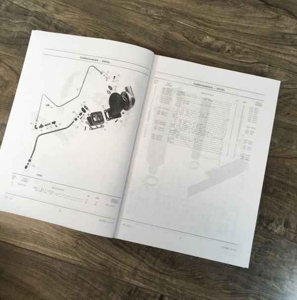 Oliver 1850 1855 Tractor Parts Manual Catalog Assembly Schematics Exploded Views - Image 7