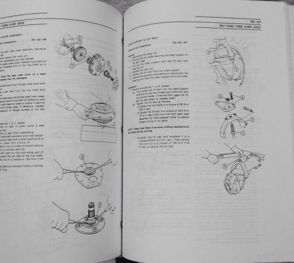 Massey Ferguson MF 1035 Tractor Service Parts Operators Manual Repair Shop Set - Image 11