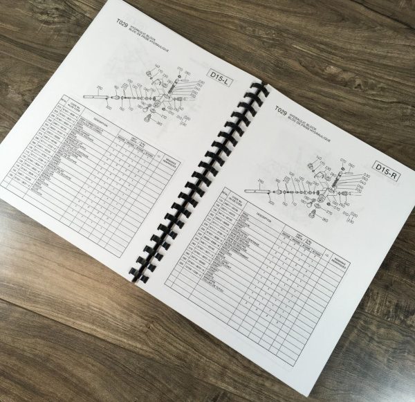 Kubota B6200 B7200 Tractor Parts Manual Catalog Book Assembly Schematics - Image 8