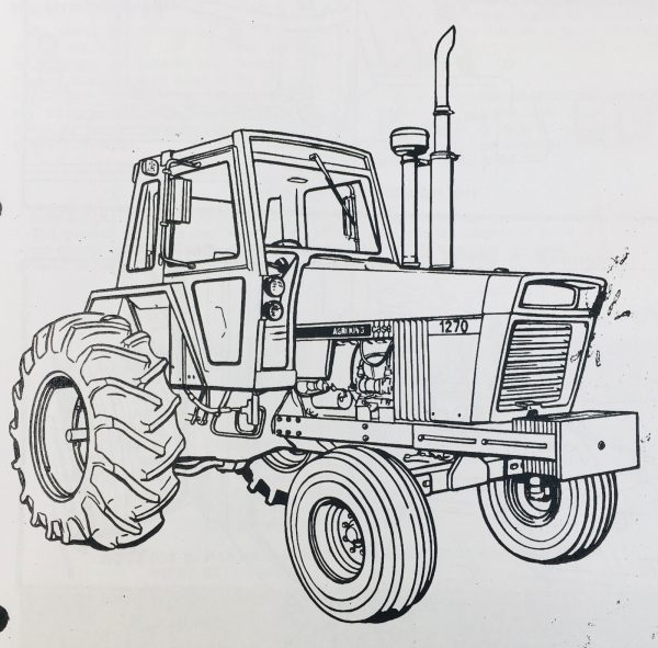 Ji Case 1270 Agri King Tractor Parts Manual Catalog #B1265 S/N 8736001 Up - Image 2