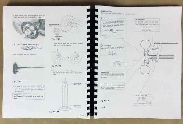 Suzuki Samurai Factory Service Repair Shop Manual 1986 1987 & 1988 New 86 87 88 - Image 7