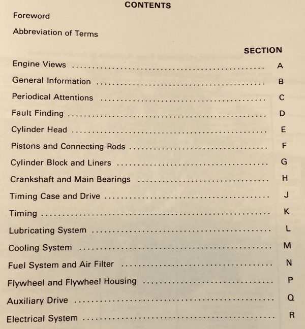 Massey Ferguson Av8.540 Perkins Diesel Engine Service Manual Repair Shop Book Mf - Image 2