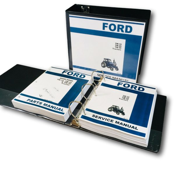 Ford Tw20 Tw20 Tw30 Tractor Service Parts Manual Repair Shop Set Workshop Book