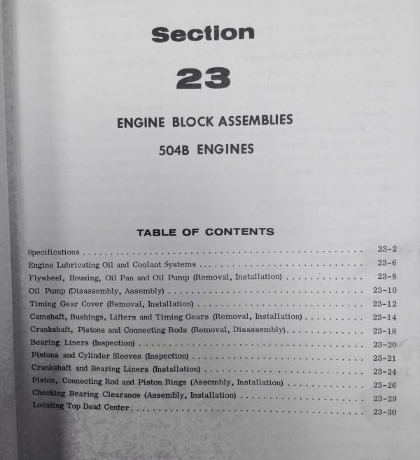 Case W24 Loader Tractor Service Technical Manual Repair Shop In Binder - Image 3