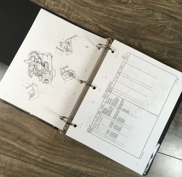 Massey Ferguson 700D Crawler Loader Parts Manual Catalog Book Assembly Schematic - Image 3