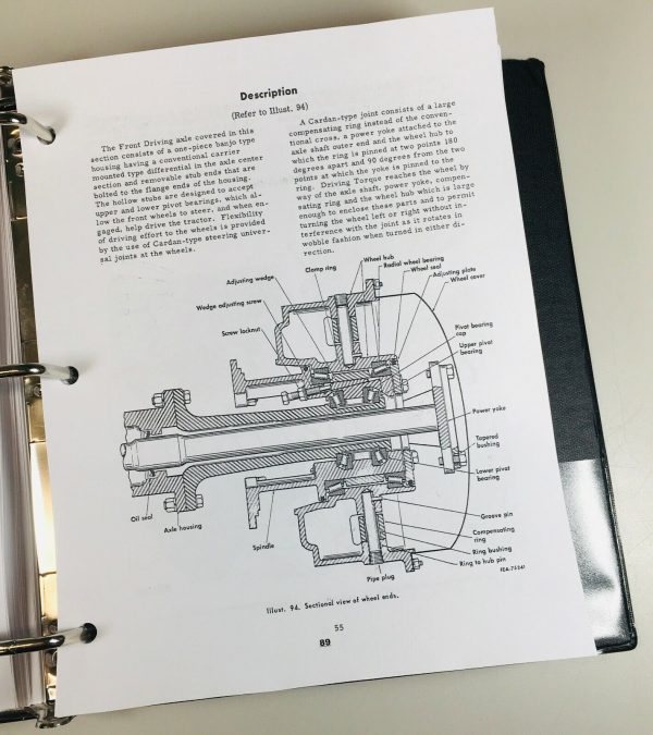 Farmall International 856 Tractor Service Manual Repair Technical Book Overhaul - Image 6