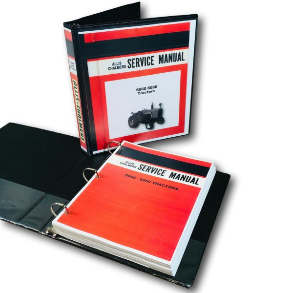 Allis Chalmers 6060 6080 Tractor Service Manual Repair Shop Technical Book Ac